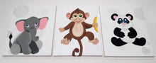 Load image into Gallery viewer, Colourful Zoo Animal Canvas Prints (585889939501)