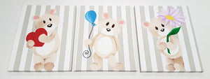 Colourful Bear Canvas Prints (585891708973)