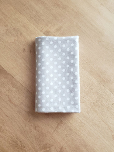 Small Polka Dot Organic Cotton Swaddling Blanket (4372726415496)
