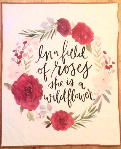 Premade In a Field of Roses, She is a Wildflower (4373327806600)