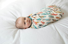Load image into Gallery viewer, Surfs Up Organic Cotton Swaddling Blanket (556272451629)